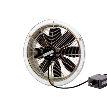 Maico DZS 20/2 B Ex e Axiál fali ventilátor acél fali gyűrűvel, DN 200, háromfázisú váltóáram, robbanásbiztos  Termékszám: 0094.0117