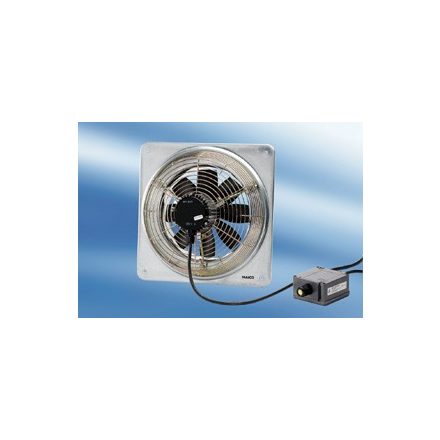 Maico DZQ 20/2 B Ex e Axiál fali ventilátor négyszögletes fali lemezzel, DN 200, háromfázisú váltóáram, robbanásbiztos  Termékszám: 0083.0171