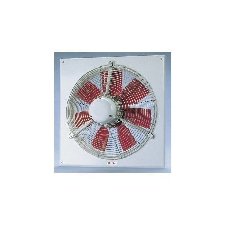 Helios HQW 500/6 Axiálventilátor, védőráccsal, négyszög lemezen, ~1, 230V