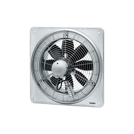 Maico DZQ 30/4 B Axiál fali ventilátor négyszögletes fali lemezzel, DN 300, háromfázisú váltóáram  Termékszám: 0083.0120